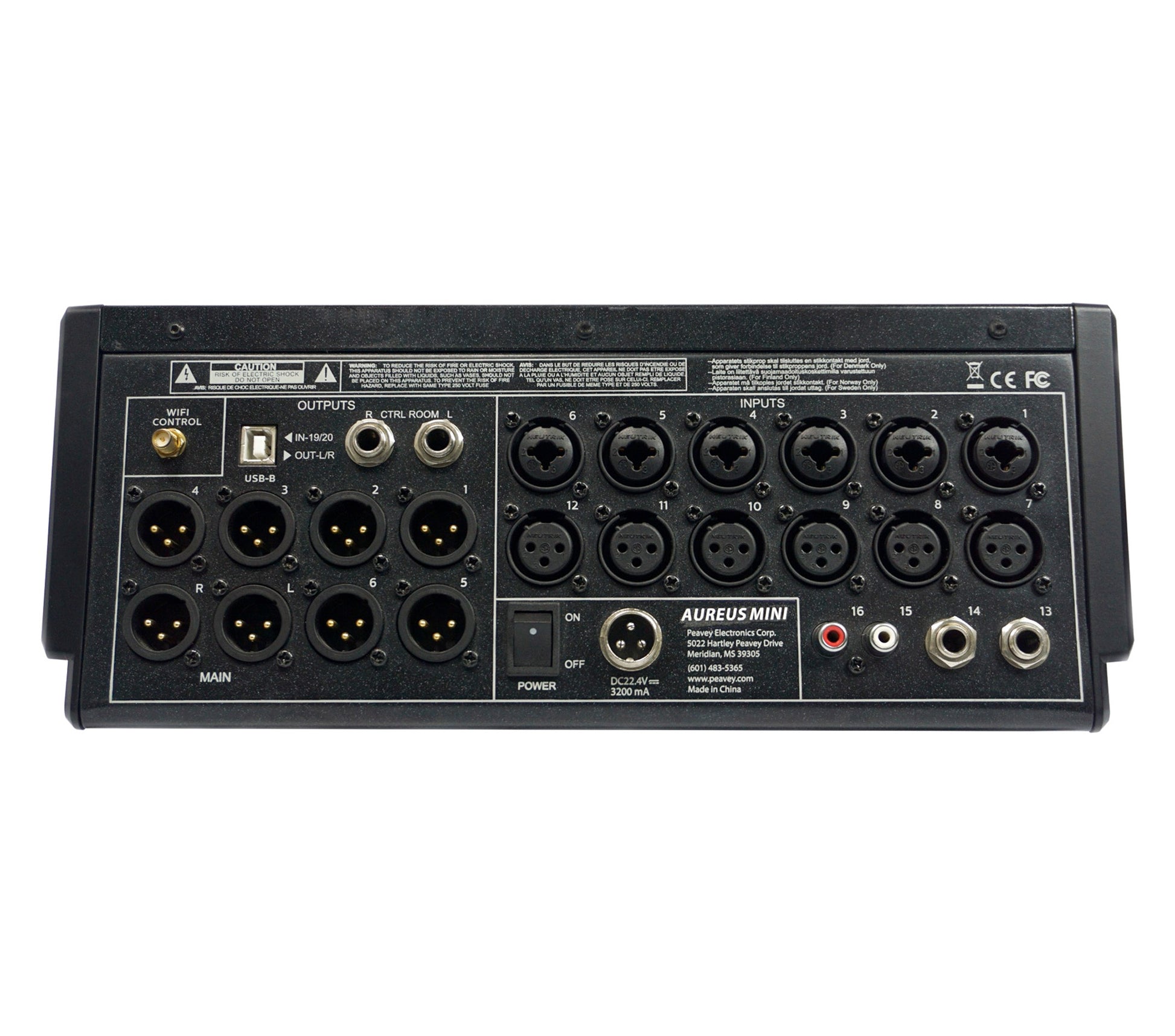 CONSOLE DE MIXAGE PEAVEY AUREUS MINI