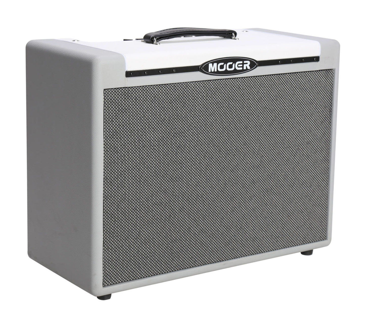 Ampli SD75, 75W, HP 12", 25 modélisations d'amplis, ampli de puissance Class A/B, 28 pédales d'effet intégrées, blanc