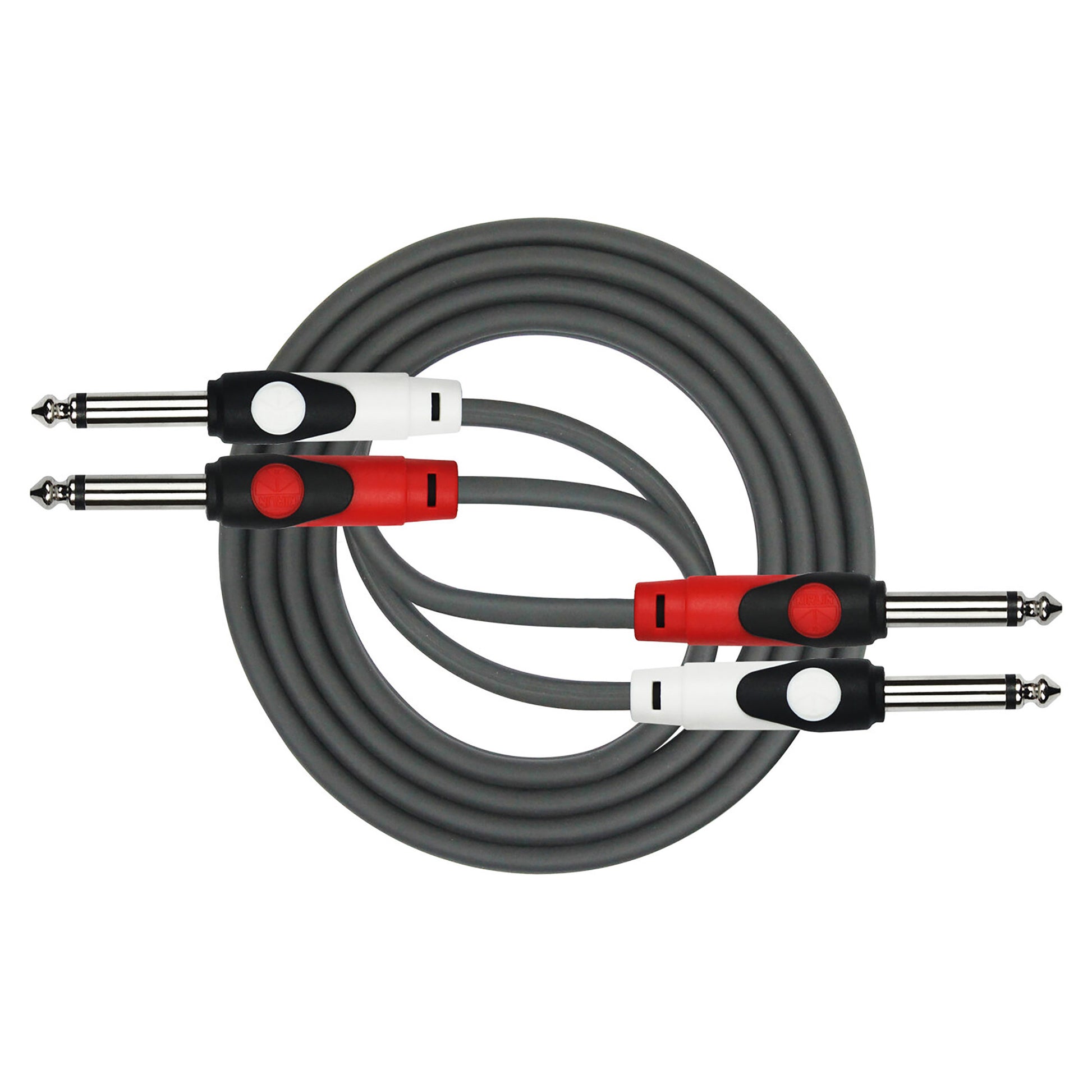 Câble patch LIGHT GEAR 2x Jack mono/2x Jack mono, 3 mètres, noir