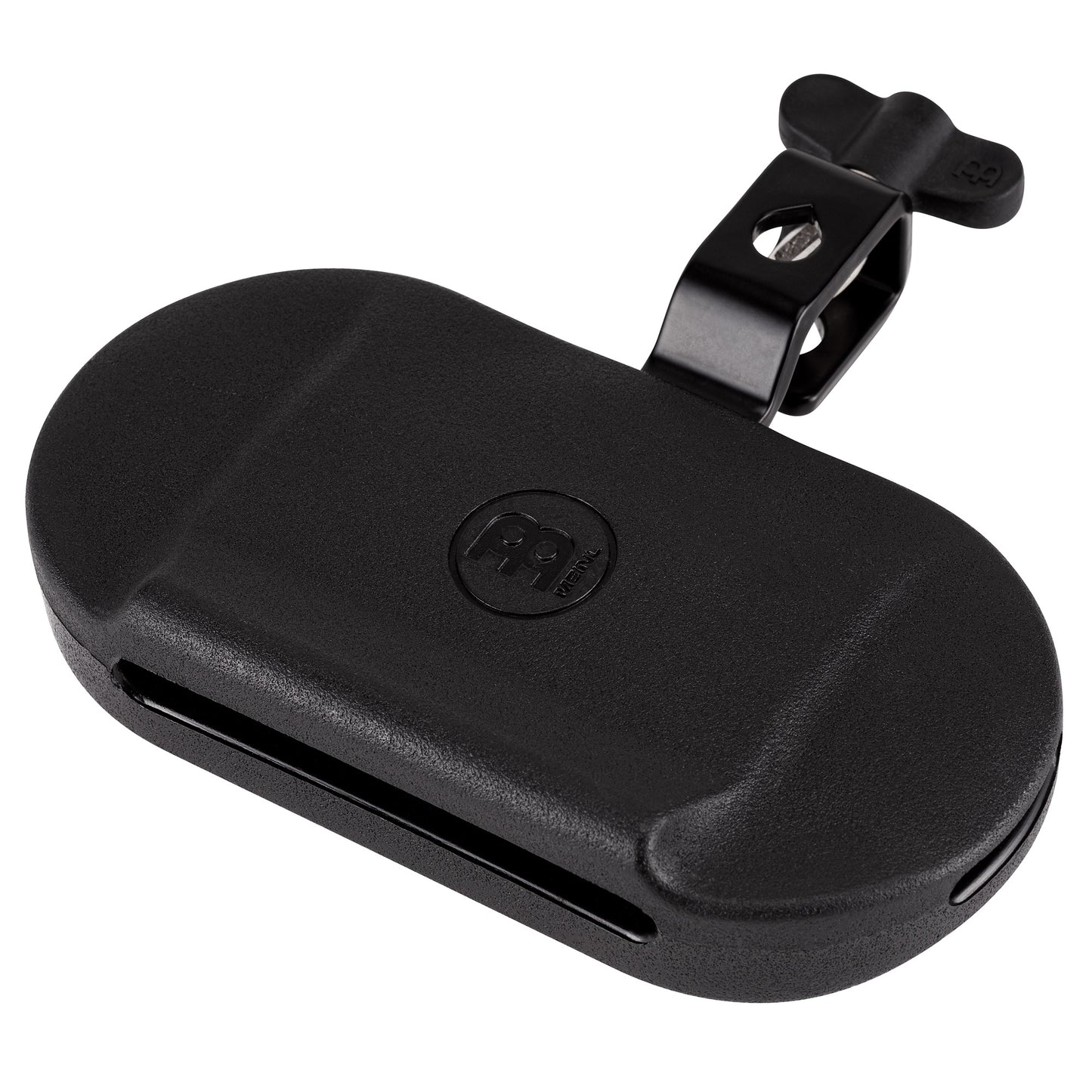 Block percussion Meinl, polyéthylène, grave, avec attache, noir