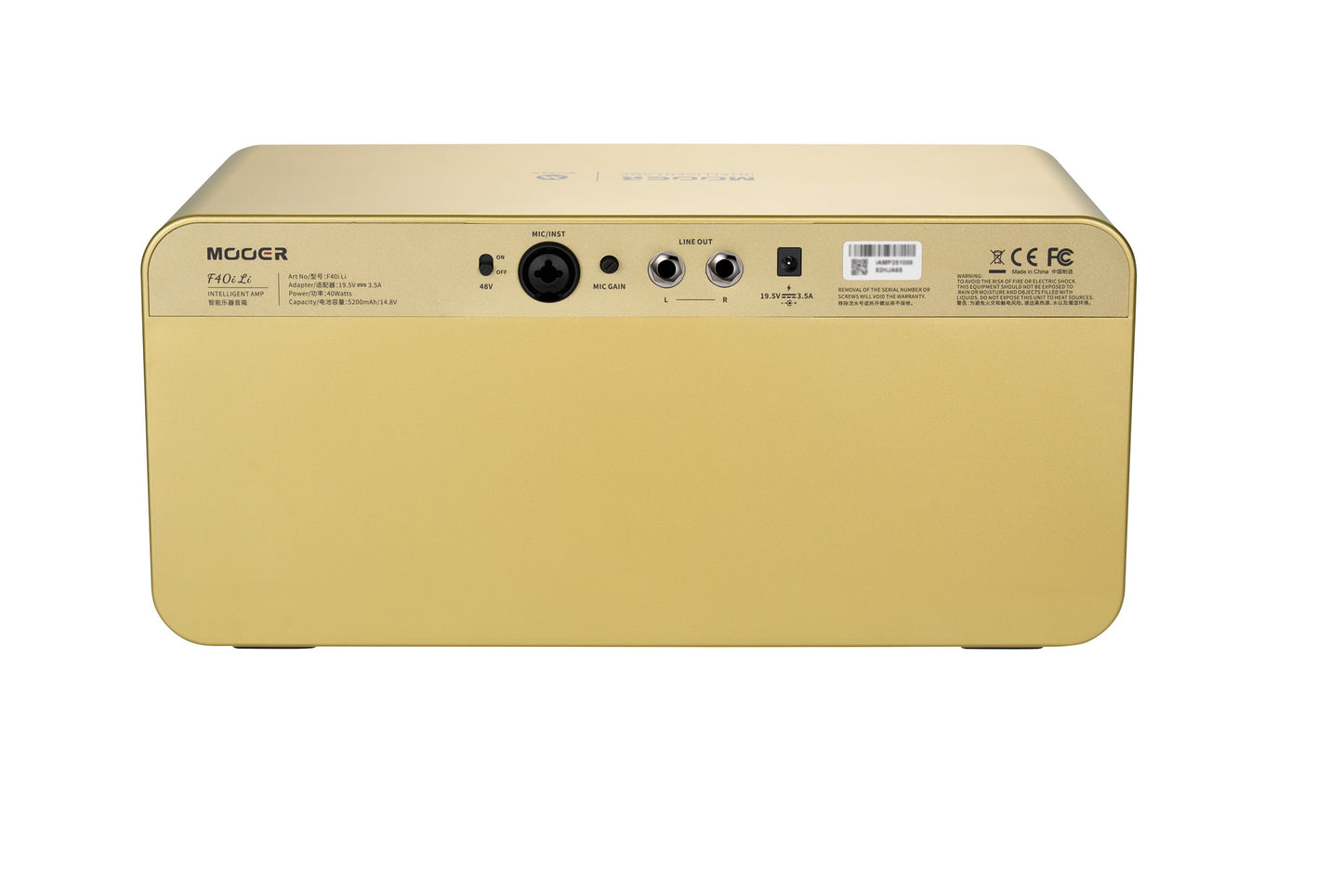 MOOER F40ILI-GD AMPLI F40I LI 40W DORE