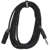 Enova Cavo Microfono XLR Maschio / Jack Stereo 3M