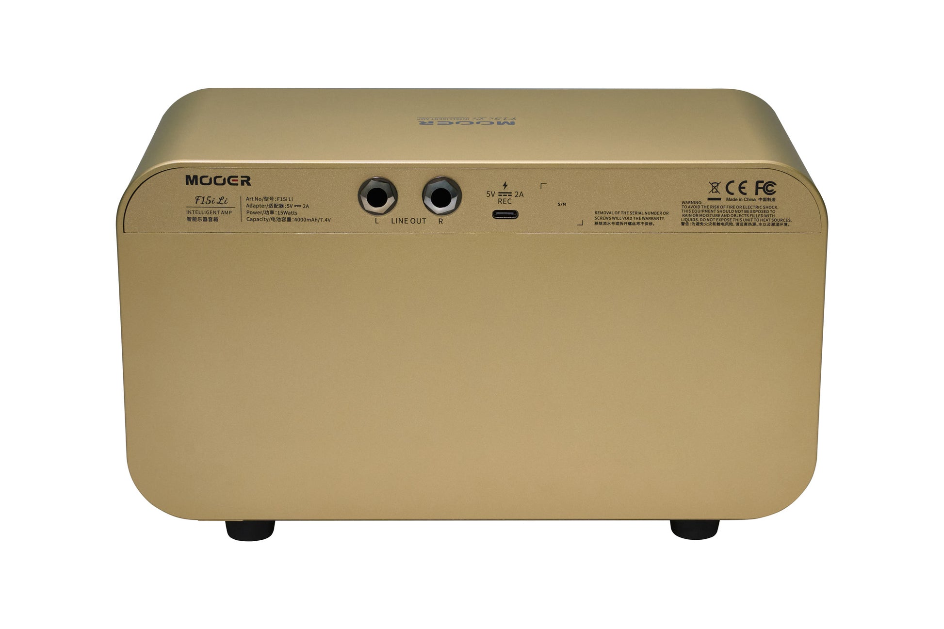 MOOER F15ILI-GD AMPLI F15I LI 15W DORE