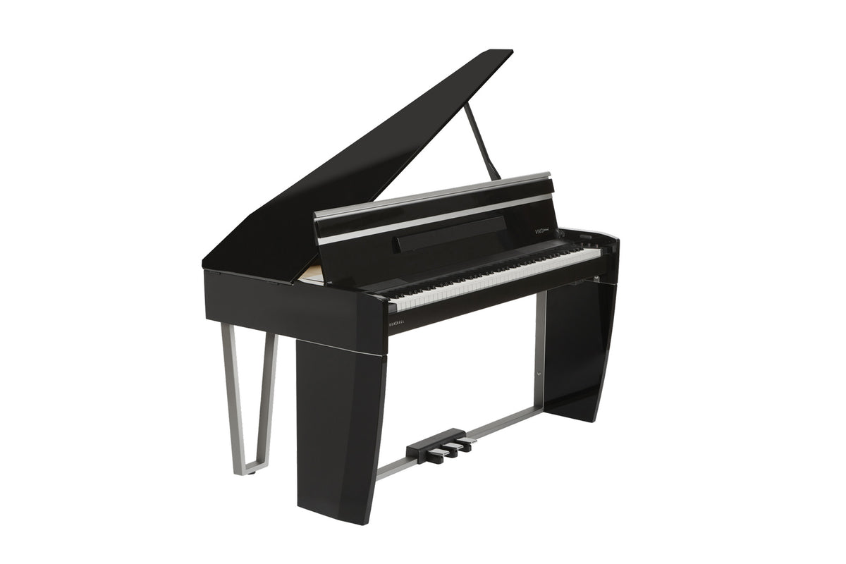 Piano numérique à queue Dexibell Vivo H10MGBKP | 88 notes, toucher lourd hybride