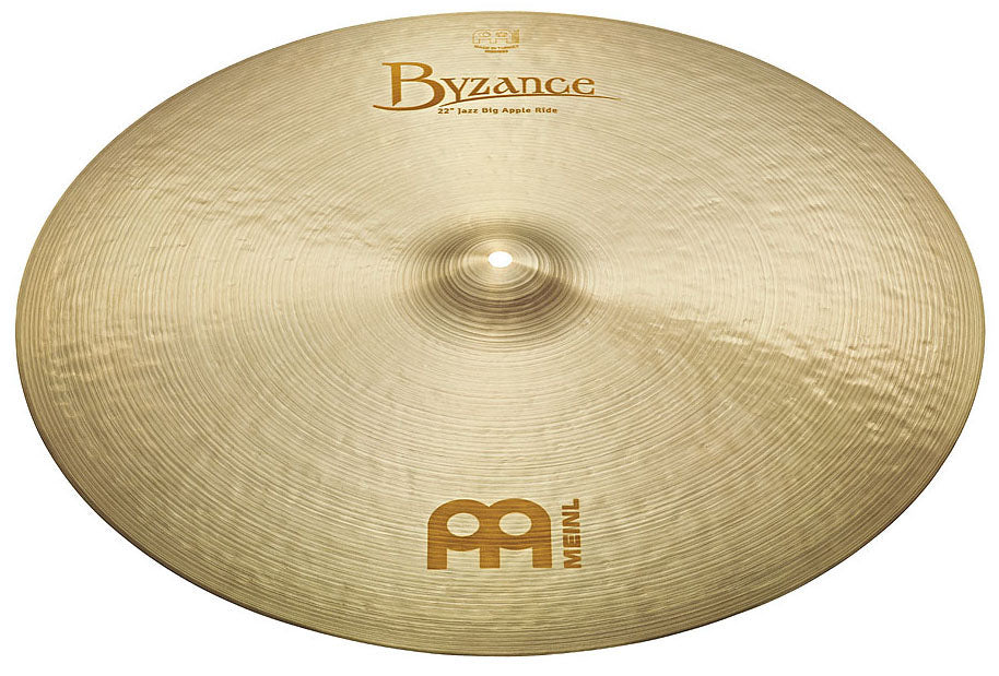 Ride Jazz Big Apple 22", Alliage bronze B20, Martelée à la main, Finition traditionnelle