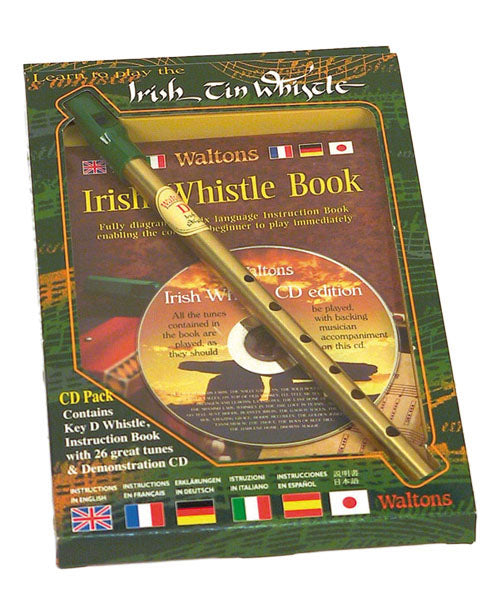 Blister: 1 flûte en Ré + 1 méthode (6 langues) + 1 CD (26 chants traditionnels irlandais et internationaux)
