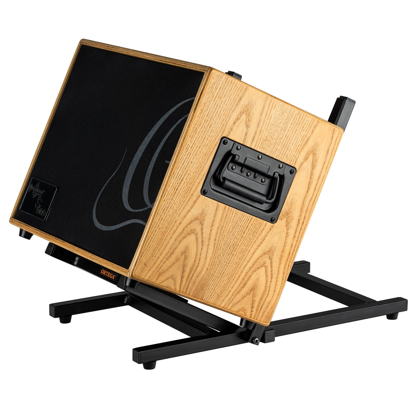 Support bas pour ampli guitare, charge 40kg, pliable, noir