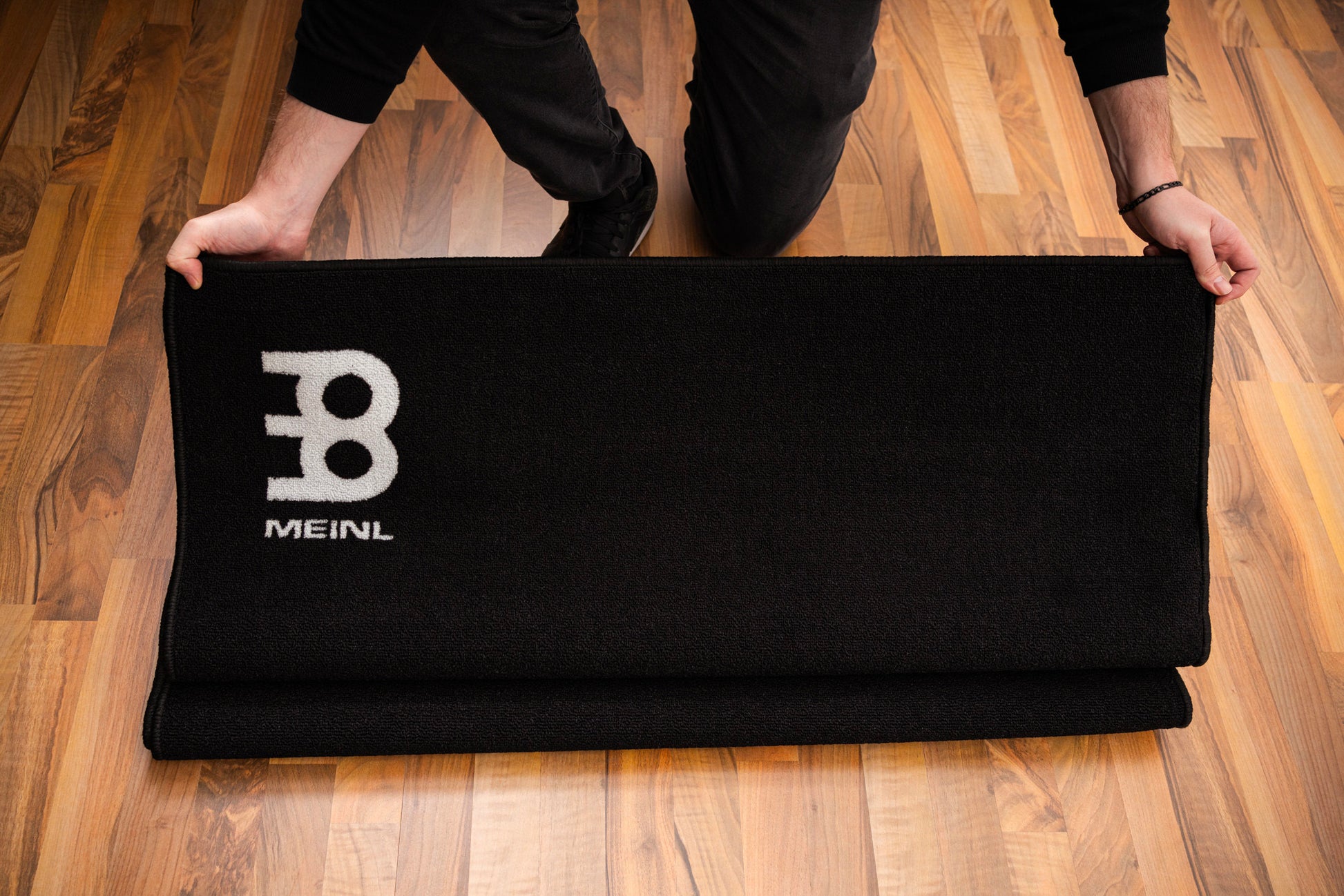 TAPIS BATTERIE MEINL 200 x 200 CM, NOIR/BLANC LARGE