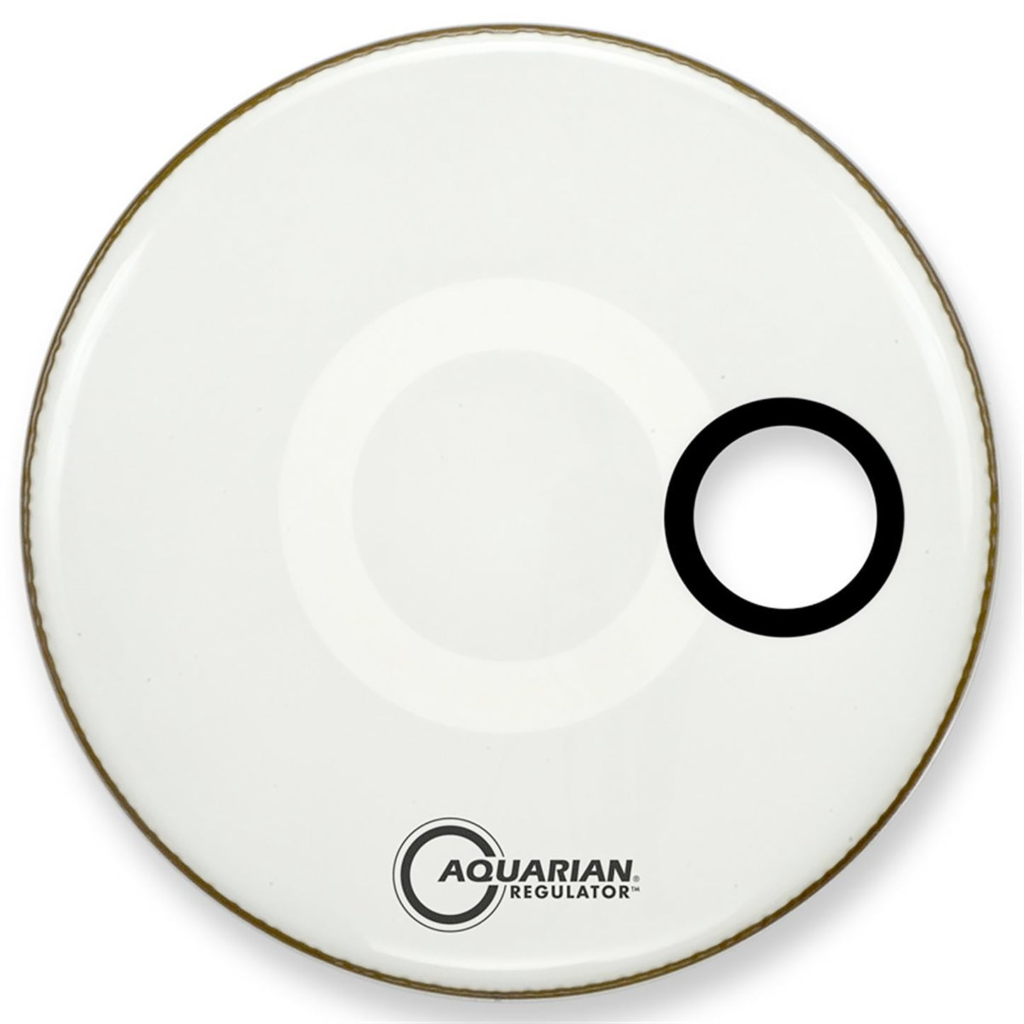 Peau Regulator 22", trou 4.75", blanche