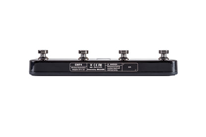 Footswitch sans-fil GWF4 pour guitare GTRS et produits Mooer, 4 interrupteurs, fonctionne sur batterie rechargeable, noir