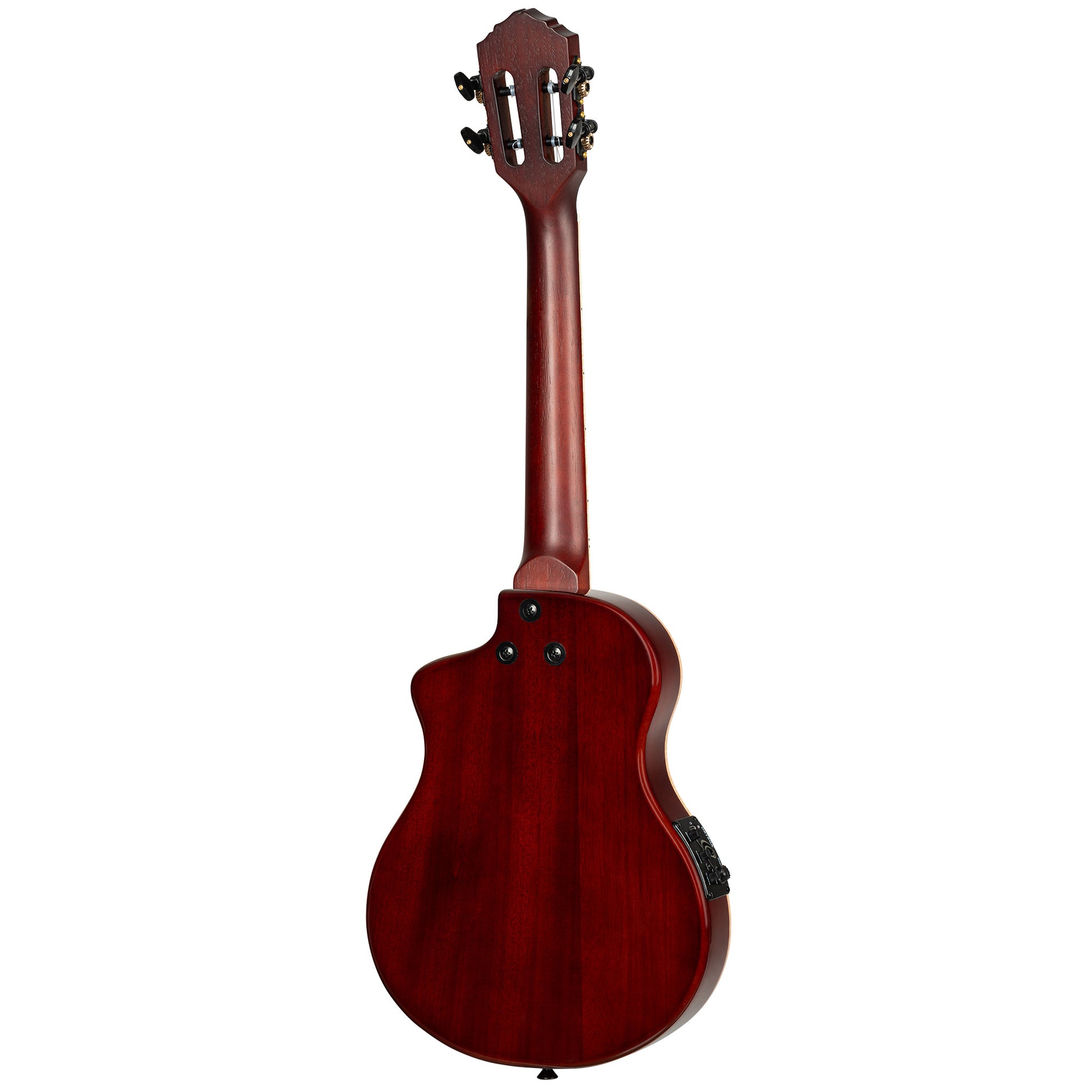 RTPX-U-ACA, modèle Tourplayer Ténor, pan coupé, EQ Magus X/U, table acacia, f/e okoumé, manche acajou, housse, dégradé brillant