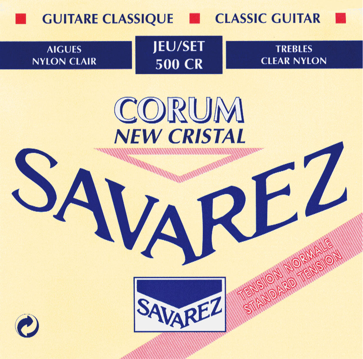 Jeu New Cristal Corum, tirant normal