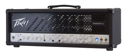 Tête amplifiée à lampes 120W, 3 canaux, EQ 3 bandes, Gate, Boost, développé en collaboration avec Misha Mansoor, finition noir