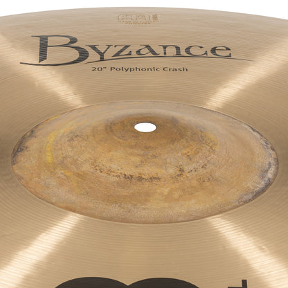 Crash Polyphonic 20", Alliage bronze B20, Martelée à la main, Finition traditionnelle