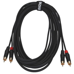 Enova Cable Patch 2X RCA / 2X RCA 1 M