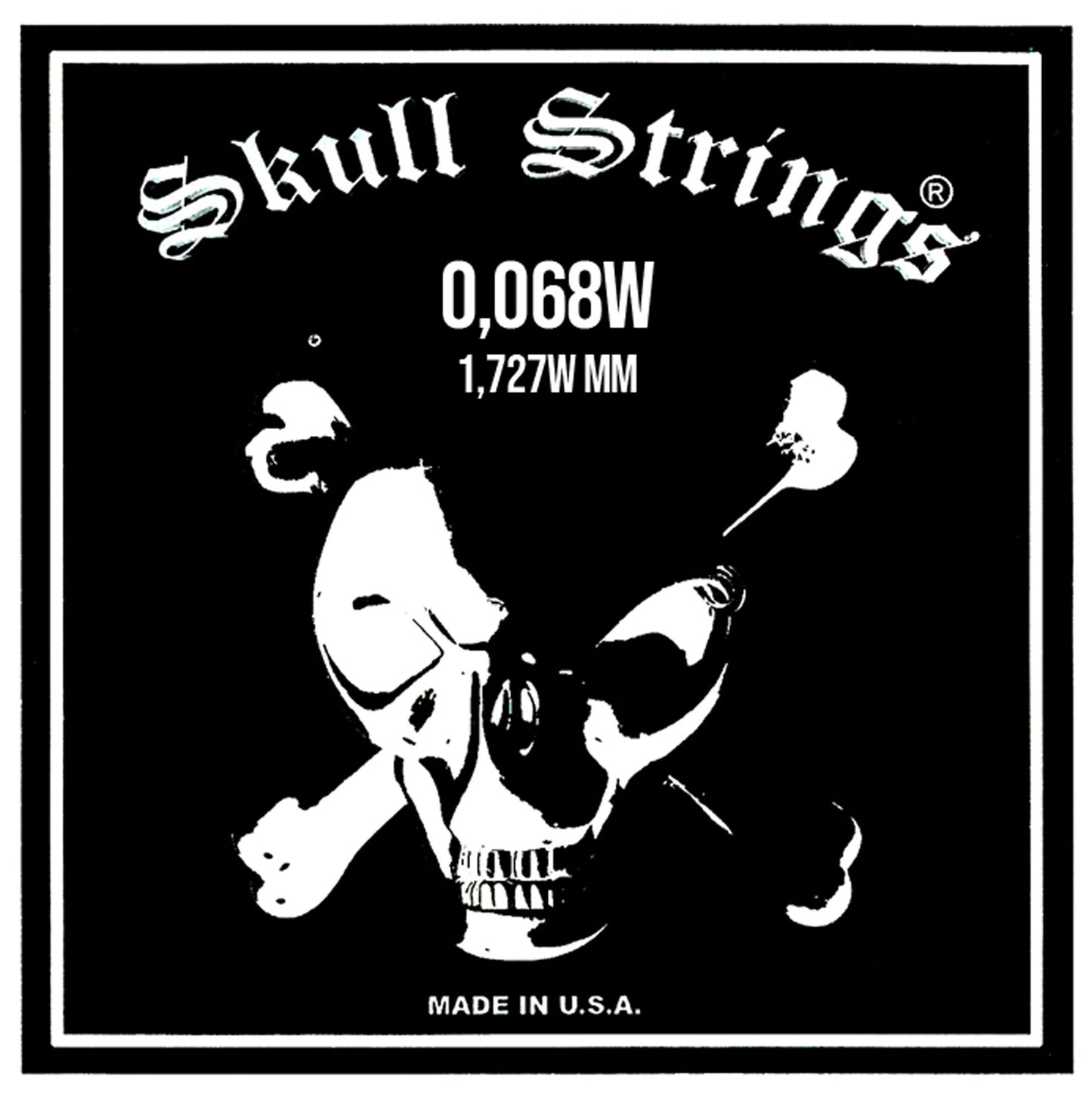 Corde guitare électrique SKULL 068W