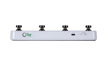 Footswitch sans-fil GWF4 pour guitare GTRS et produits Mooer, 4 interrupteurs, fonctionne sur batterie rechargeable, blanc