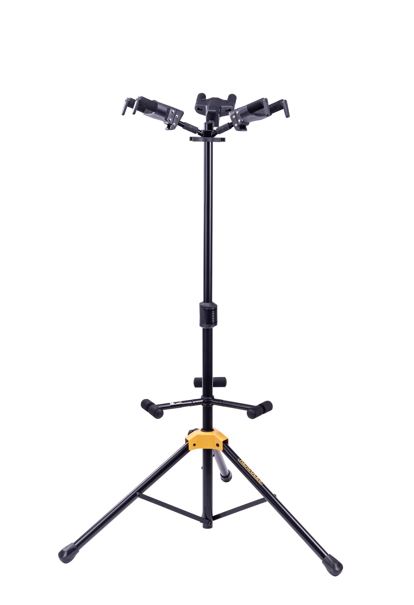 Support d'exposition conçu pour supporter trois guitares, nouveau système AGS, système NINA, remplace le modèle GS432B