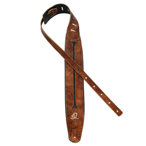 Ortega Cinturino in Pelle Castagna Free