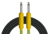 Kirlin IPCH241HYE6BK Cable Guitare 6M Jack Jack Jaune