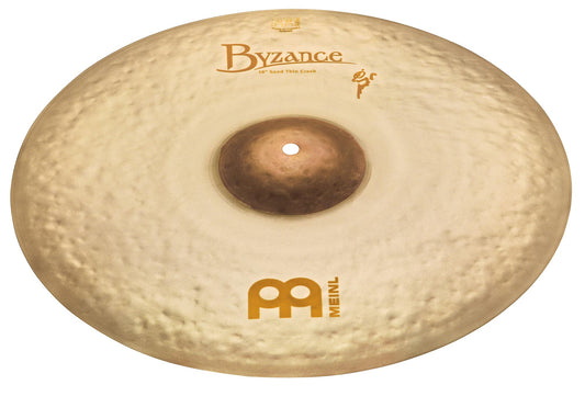 Crash Vintage Sand signature Benny Greb 18", Thin, Alliage bronze B20, Martelée à la main, Finition sablée