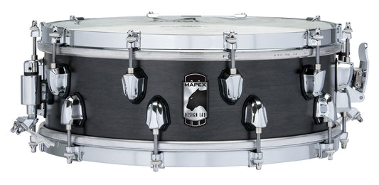 Caisse claire MAPEX Black Panther"Equinox" 14 X 5", érable 6 plis, coquilles classiques, accastillage chromé.