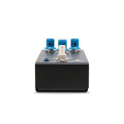 Pédale BLUES DISORDER, overdrive et distortion basée sur deux pédales légendaires, 100% analogique, noir et bleu