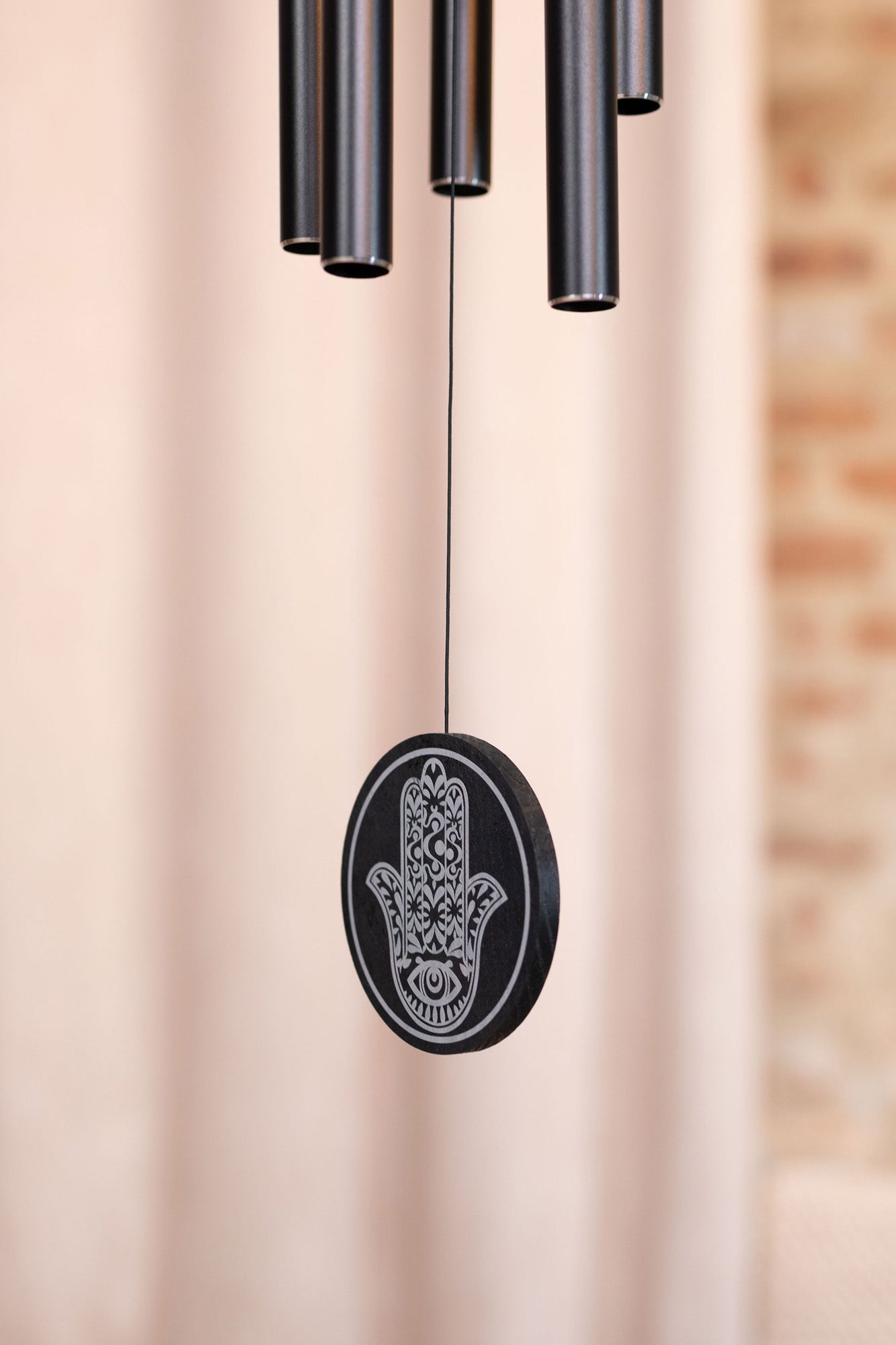 CHIMES SONIC ENERGY HAMSA 36", NOIR