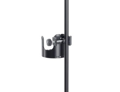 Support pour boisson K&M 16018, à fixer sur pied, noir