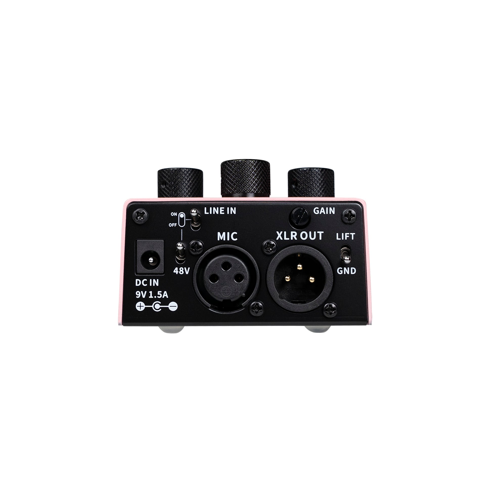 Pédale AUTUNER, processeur vocal MVP1, mode synthétiseur, boîtier métal, rose