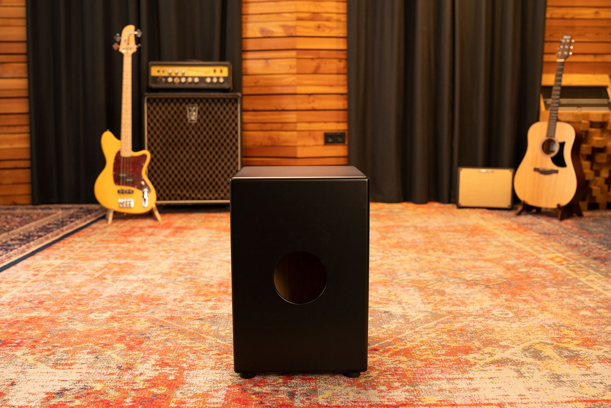 SNARE CAJON MEINL HEADLINER RED FADE