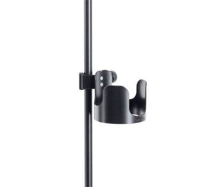 Support pour boisson K&M 16018, à fixer sur pied, noir