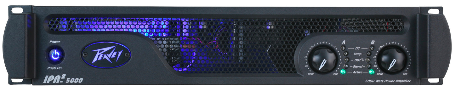Ampli de puissance 2 canaux, 2525W par canal à 2 ohms, châssis aluminium léger, entrées XLR/Jack, sorties Speakon, noir