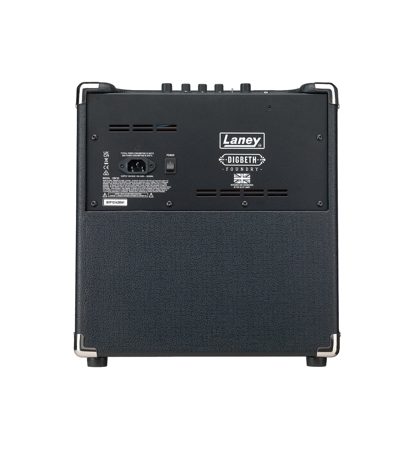 Combo basse DBF30, amplification 30W Class D, 1x HP 8" HH Blue Audio, EQ 3 bandes, TILT et PRESHAPE, interrupteur DRIVE, noir