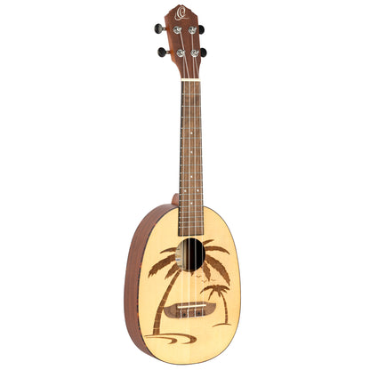 RUPA5, modèle Concert, table épicéa avec motif gravé au laser, manche acajou, sillet 36 mm, naturel satiné