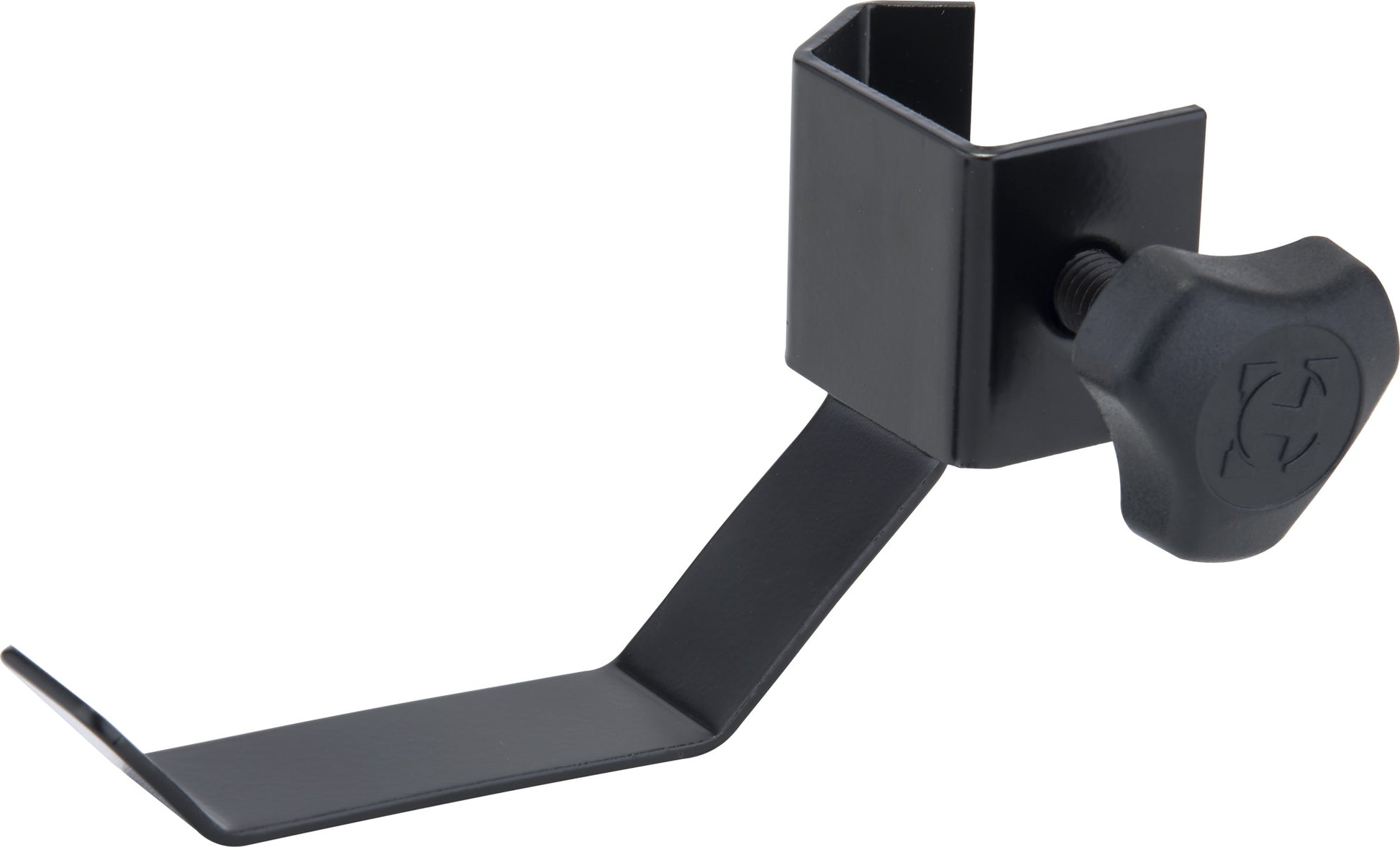 Support pour casque (ou courroie et câble), attache sur tube, capacité de charge 2 kg, poids 184 g, noir