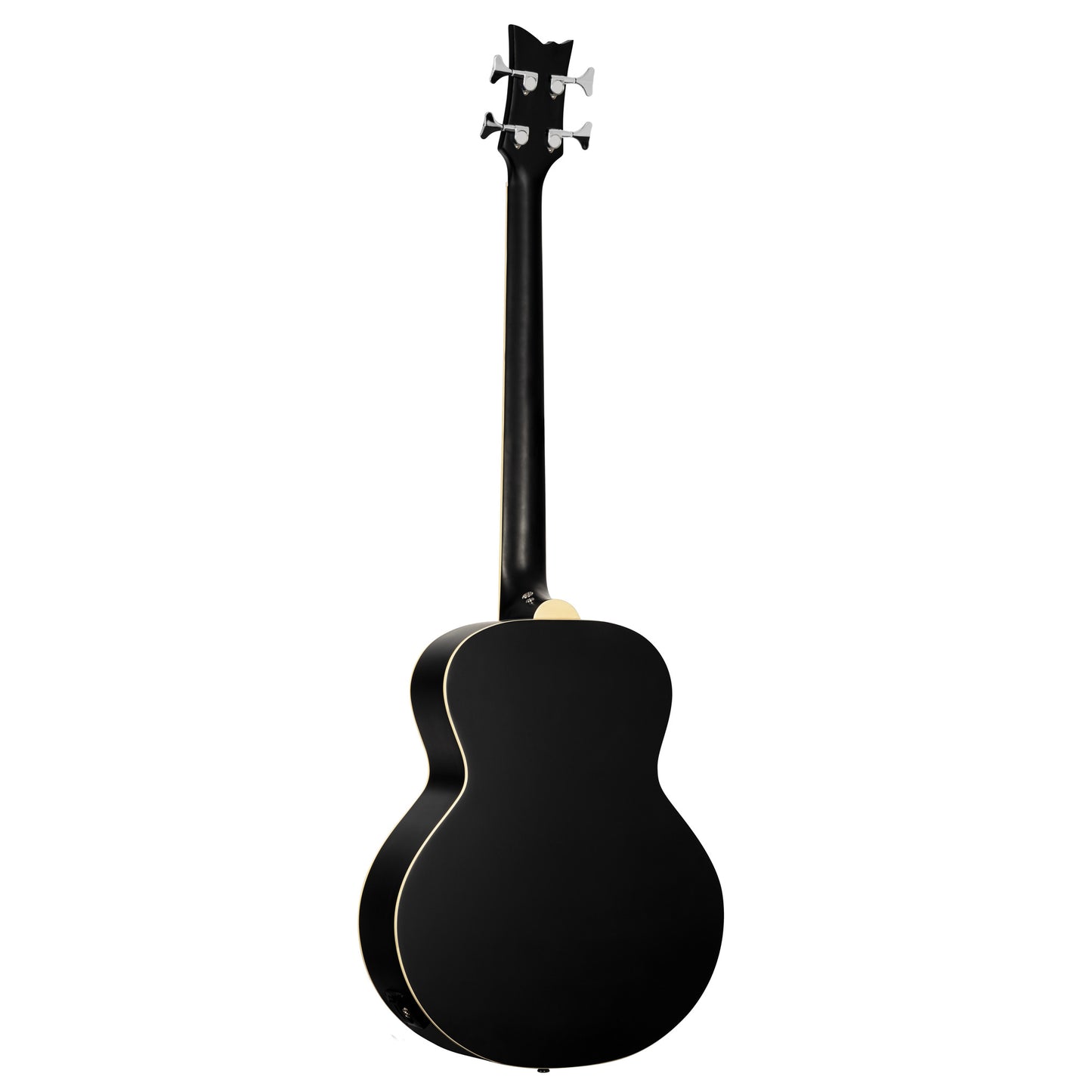 D7E-SBK-4, basse 4 cordes, EQ Ortega MagusPro/B, table épicéa, f/e acajou, manche acajou, noir satiné