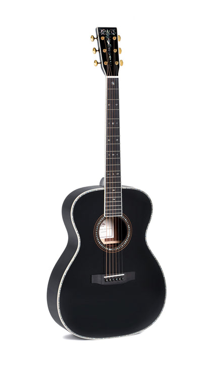 Modèle S000R BLACK DIAMOND, édition spéciale, Forme 000, table épicéa massif AA, f/e palissandre massif, EQ LR Baggs, soft case