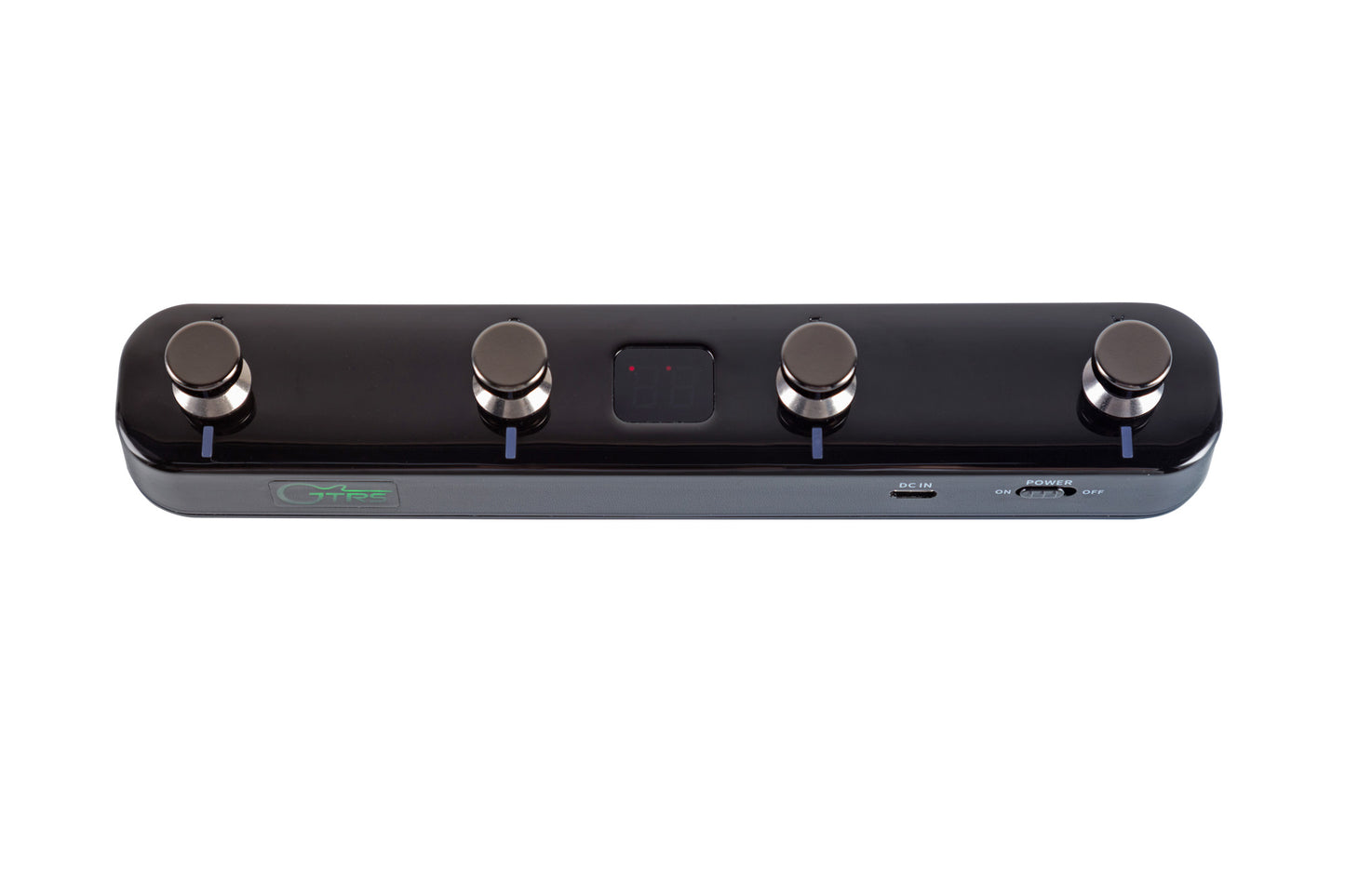 Footswitch sans-fil GWF4 pour guitare GTRS et produits Mooer, 4 interrupteurs, fonctionne sur batterie rechargeable, noir