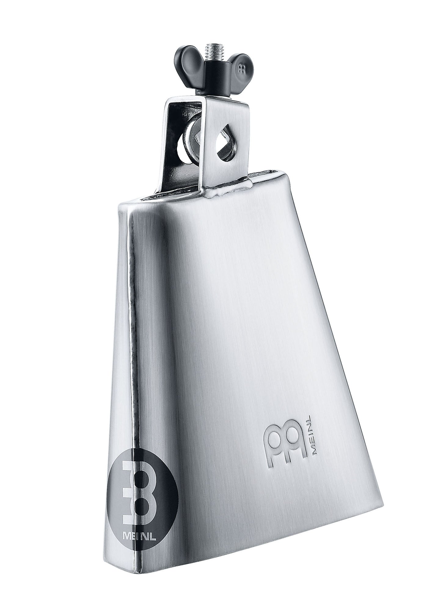 Cloche 5" 1/2, acier, avec attache, finition brossée