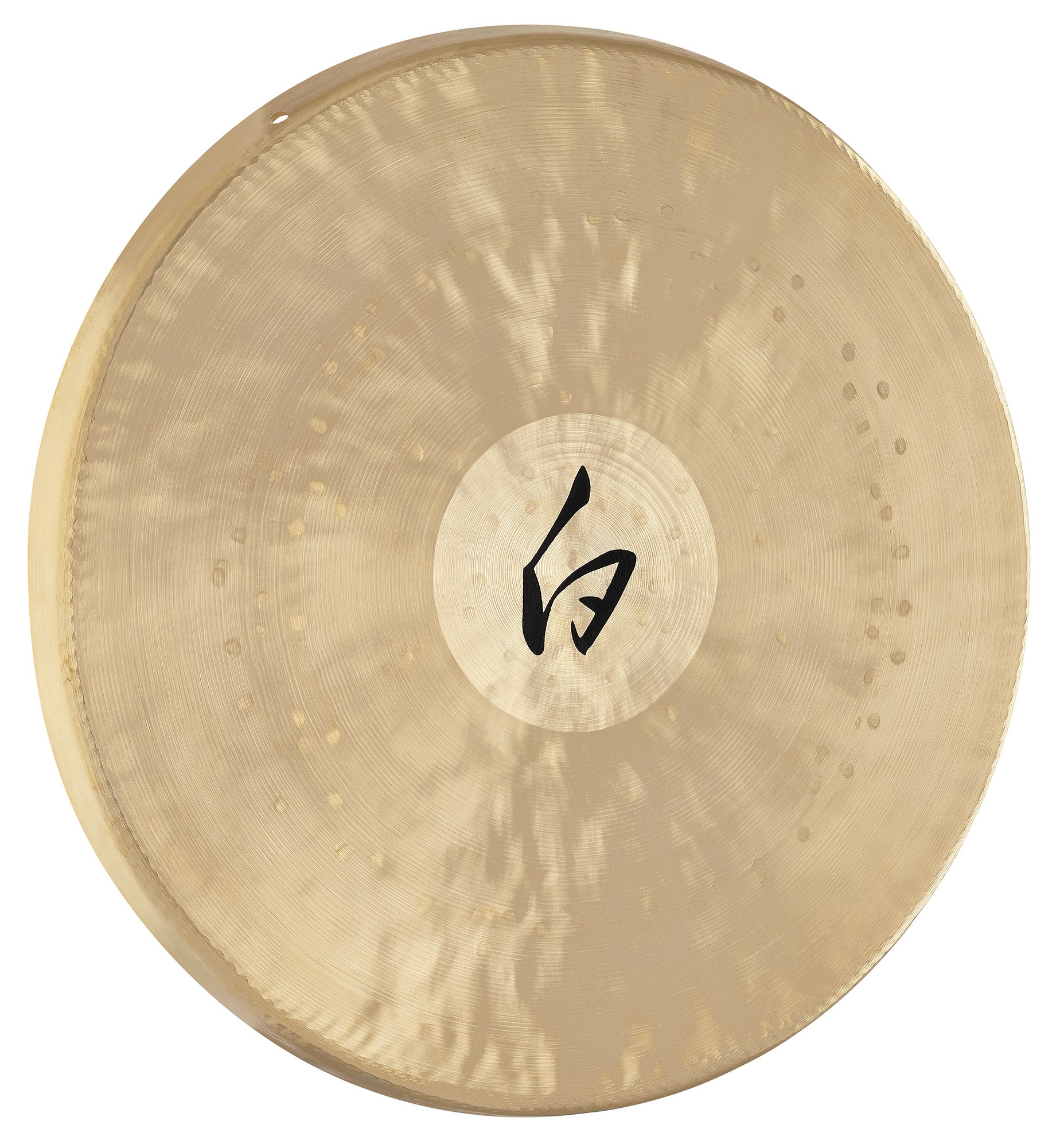 White gong 14,5" (37cm), 1540g, alliage spécial de bronze, livré avec mailloche, 2 faces brillantes