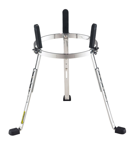 Support panier Steely II pour conga Woodcraft 11 3/4", pieds en L, réglage hauteur, chromé