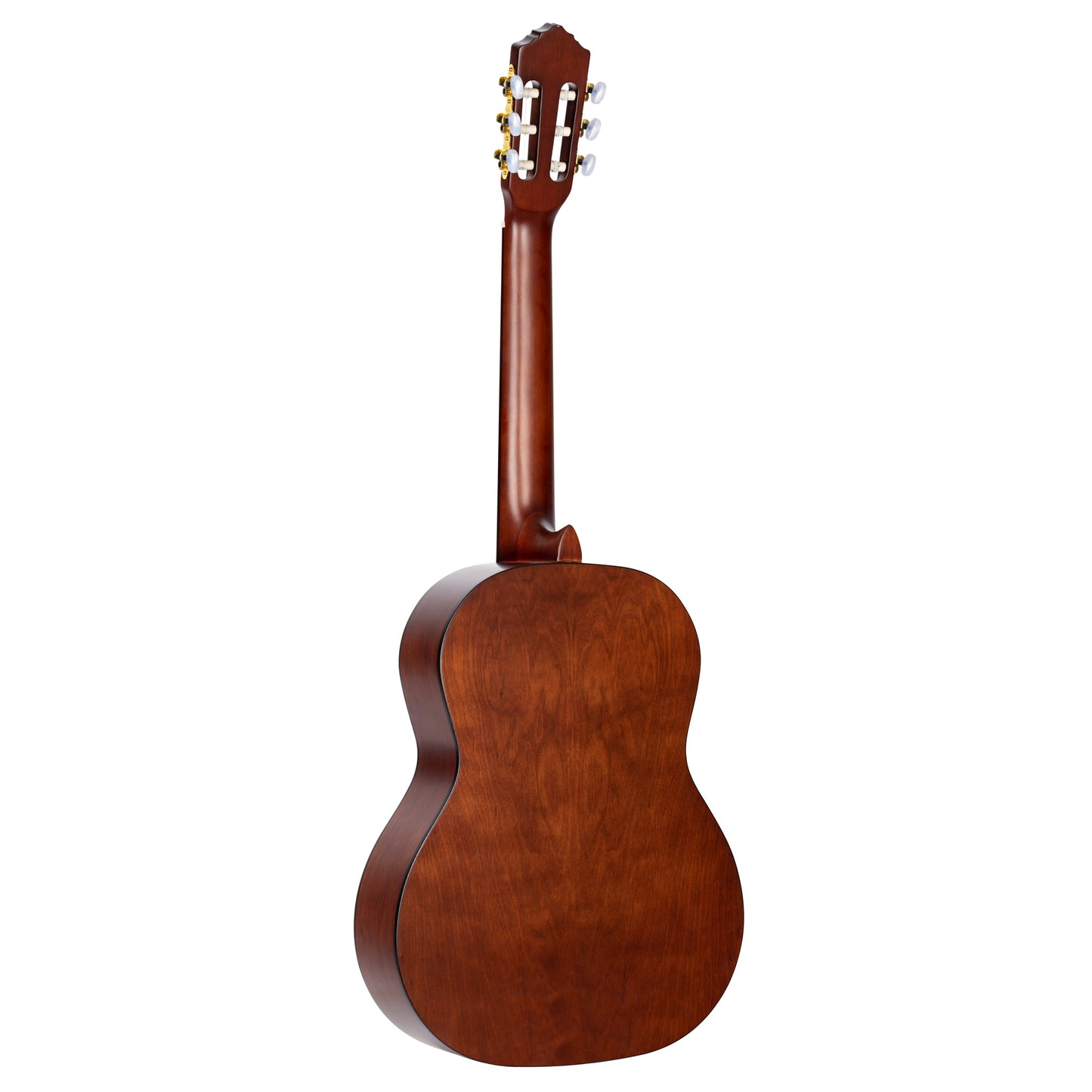 R55DLX, table épicéa Engelmann massif, fond & éclisses catalpa, manche nato, sillet 52 mm, chanfrein, naturel satiné