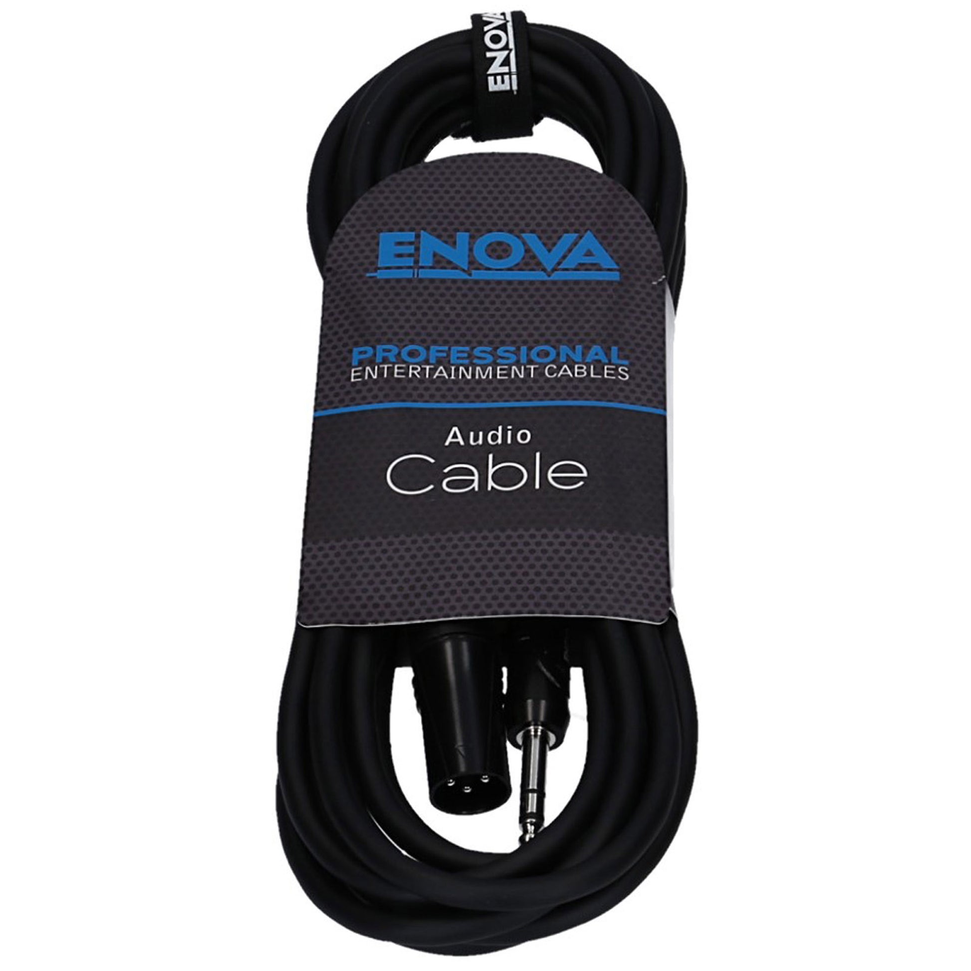 Câble micro XLR mâle/Jack stéréo, 1 mètre, noir