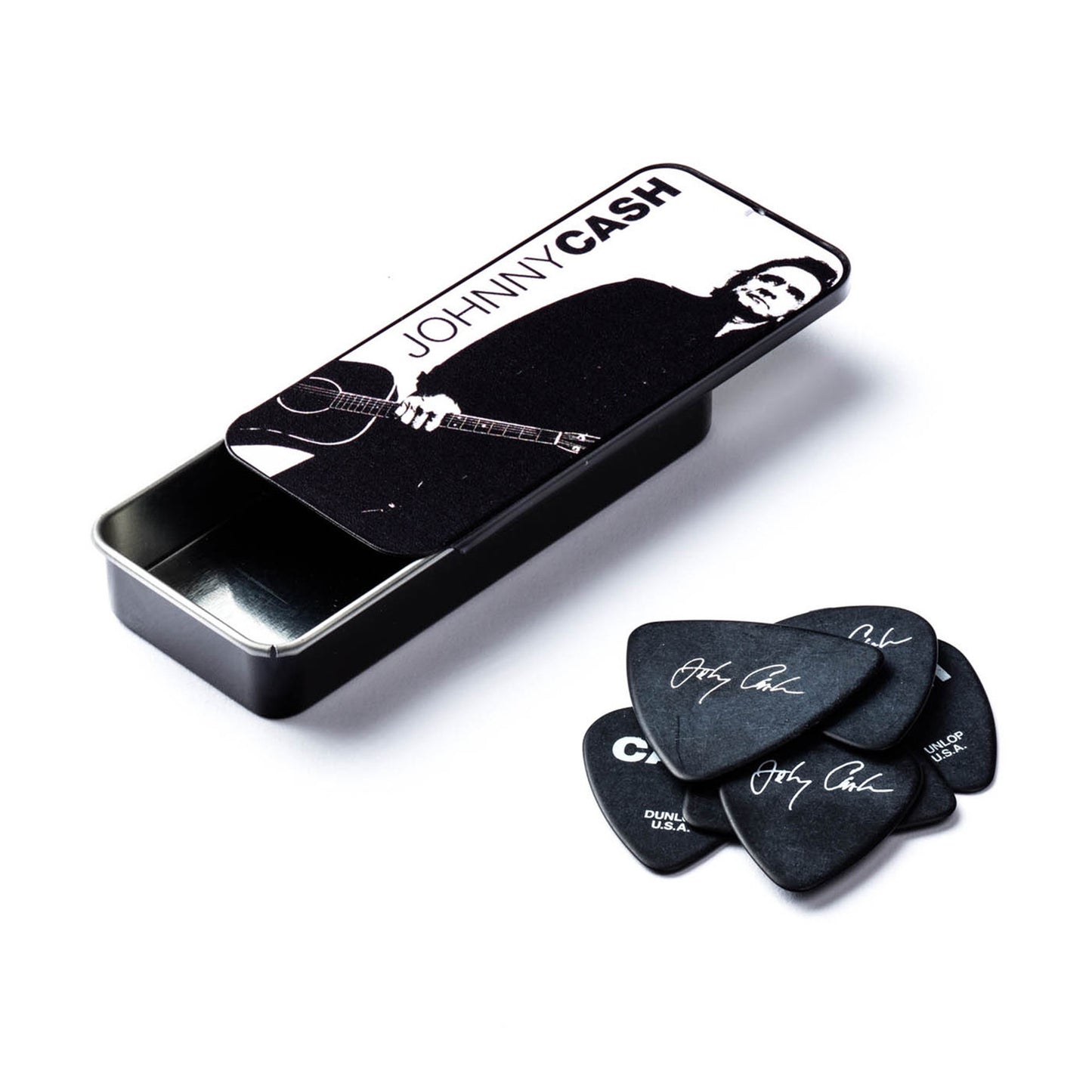 Boite de 6 médiators Johnny Cash Legend Heavy