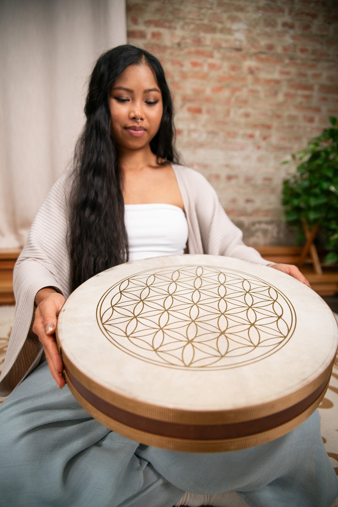 WAVE DRUM SONIC ENERGY 16" FLOWER OF LIF