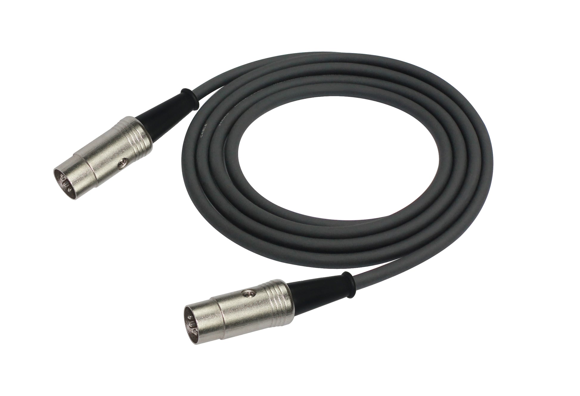 Câble MIDI MEDIUM 5 broches, 1 mètre, noir