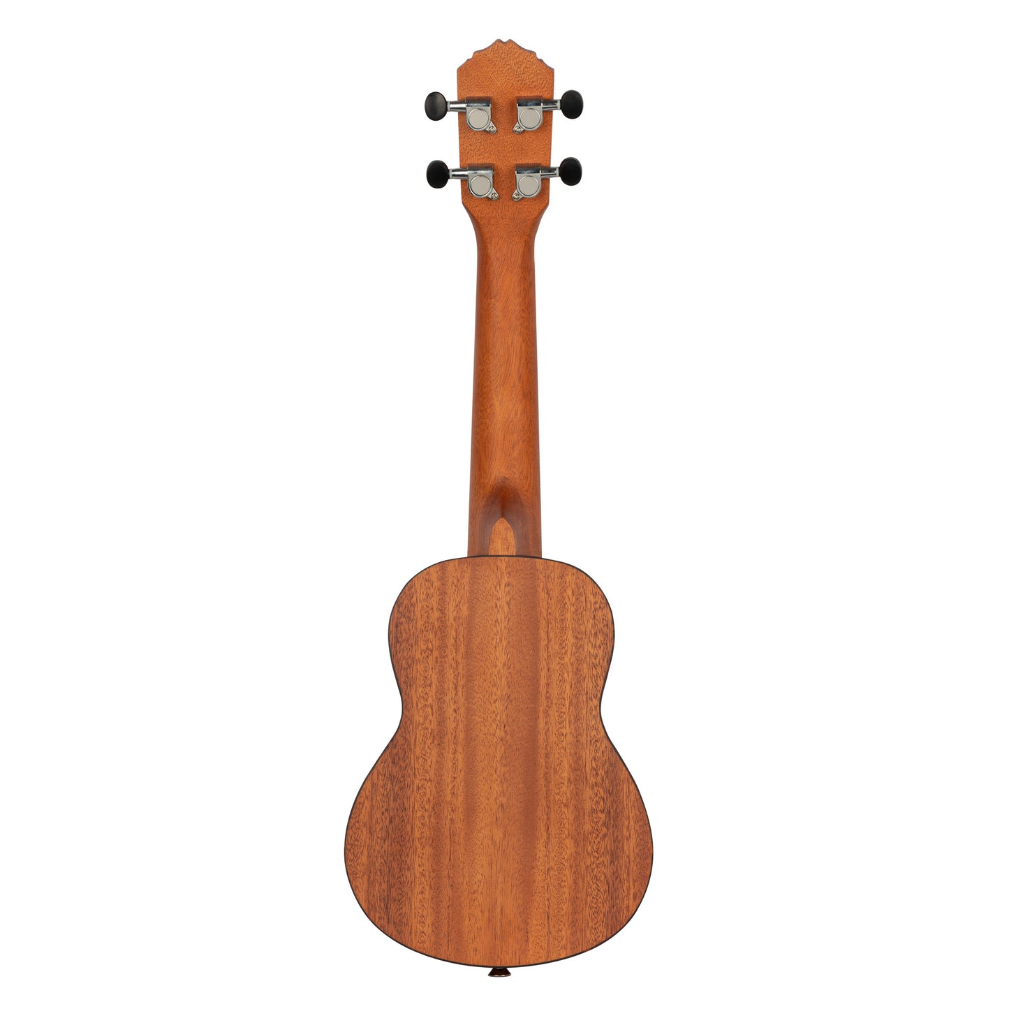 RU5MM-SO, modèle Soprano, table sapele avec motif, fond & éclisses sapele, manche acajou, naturel satiné