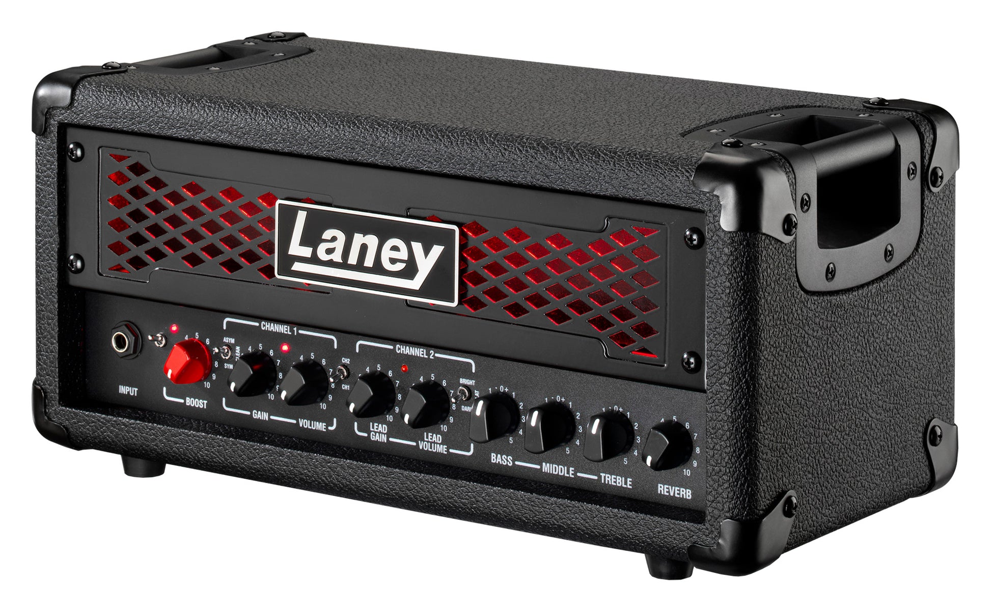 Ampli DUALTOP, 60W, 2 canaux, égalisation passive 3 bandes, switch Boost, sortie DI, avec alimentation 24V, noir
