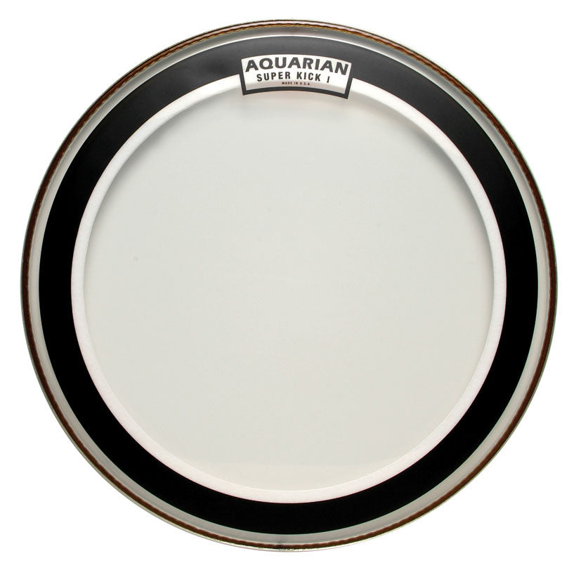 Peau Super-Kick I 26", 1 pli médium (0.25mm), atténuateur flottant, sablée